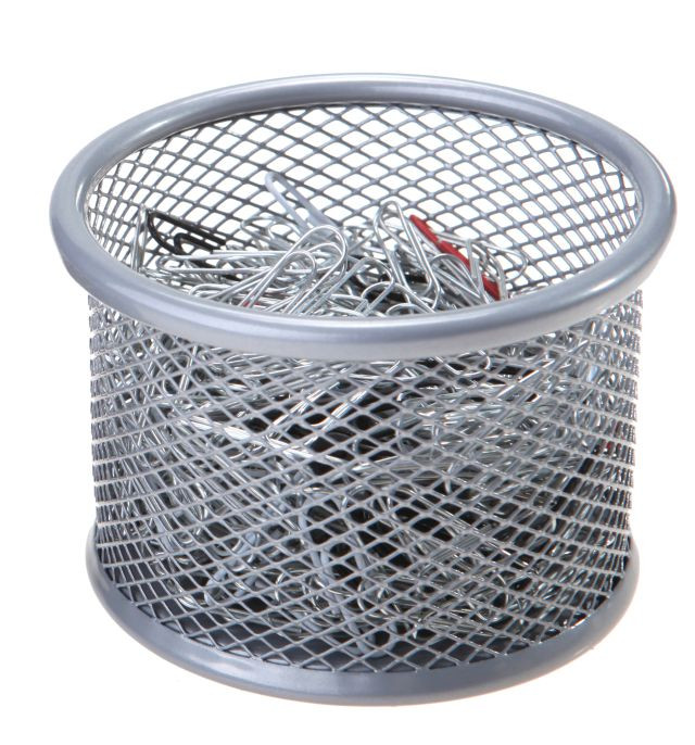 Kubek siatkowy średni srebrny NET